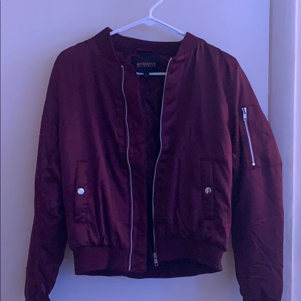 A bomber jacket.
